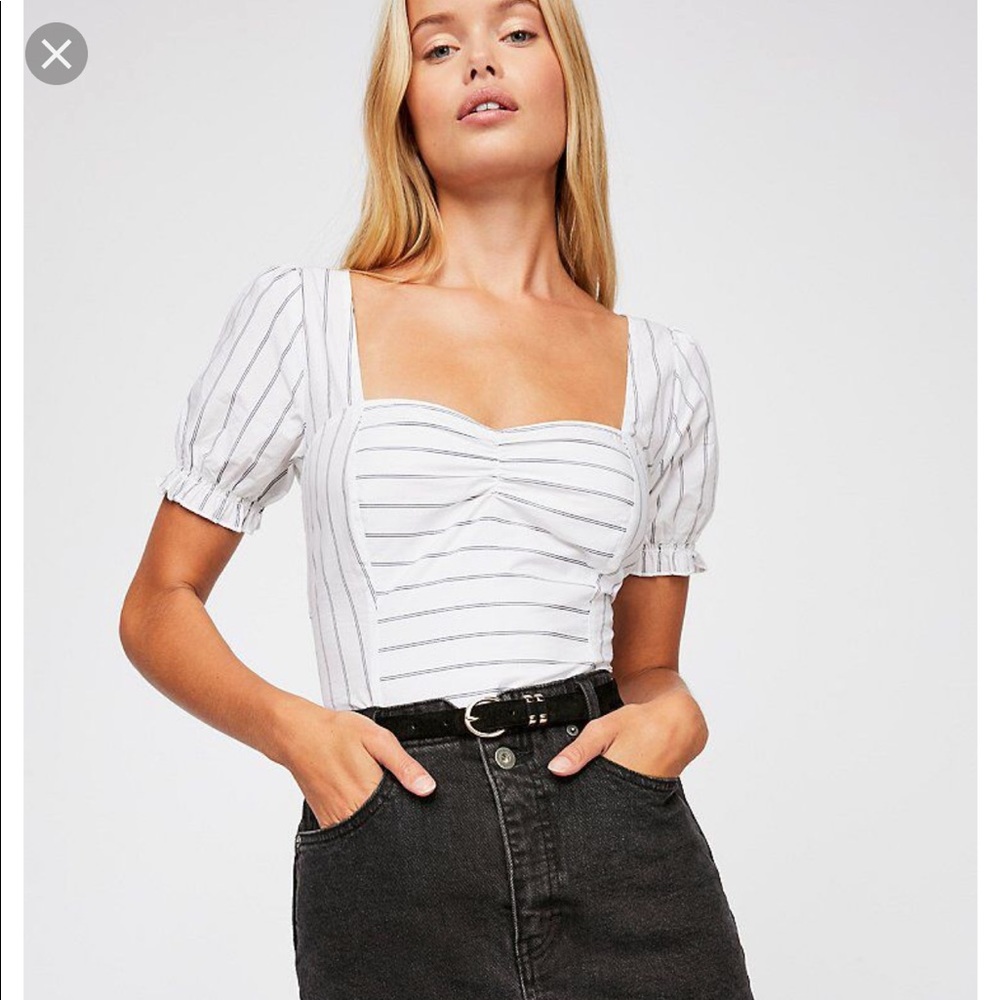 Free people rose garden top